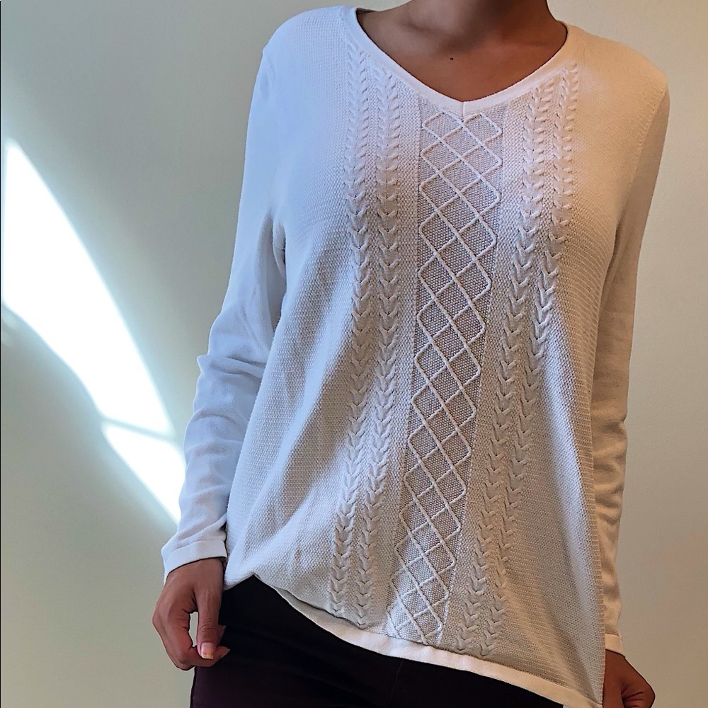 White sweater